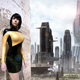 Illustration for article titled Lady Data cosplay photos feature a gorgeous latex Star Fleet uniform